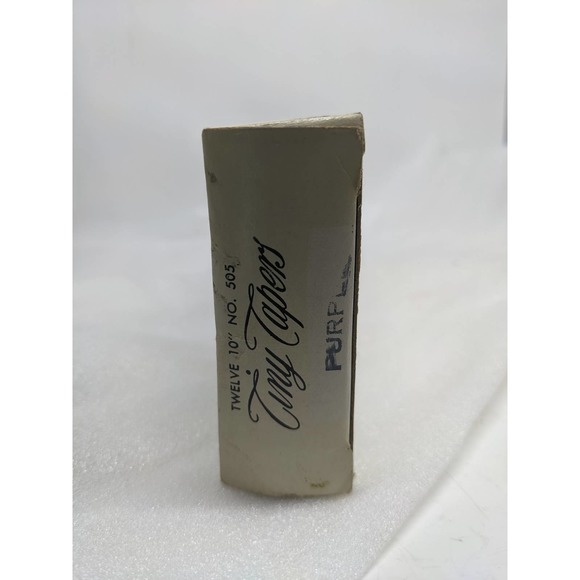 Purple candle 12 Taper Dinner Candles 10-inch Tall Paragon Candles Vintage - Picture 2 of 4